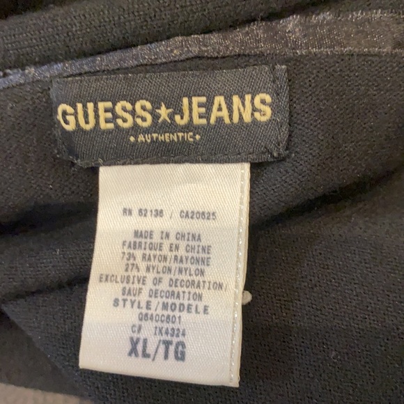 NWOT Guess Zip Up Logo Hoodie - Picture 8 of 8